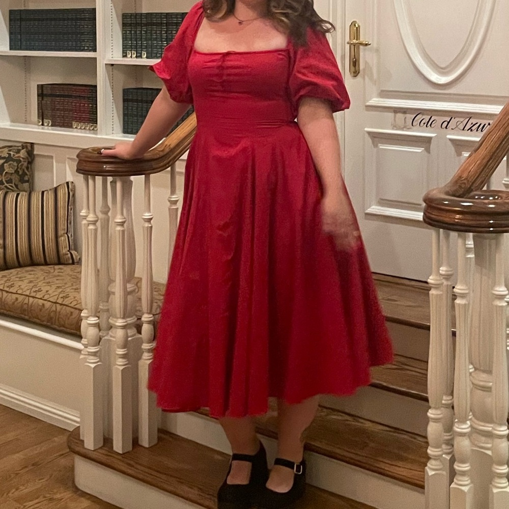 Selkie Red Day Dress